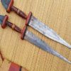 Vintage pair of Large Sudanese Arm Daggers - Image 4