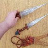 Vintage pair of Large Sudanese Arm Daggers - Image 19