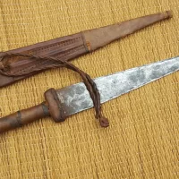 antique African Sudanese warriors arm dagger