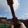 Rare Somali warriors dagger with horn handle