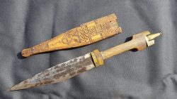 Rare Somali warriors dagger with horn handle