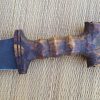 Vintage African Congo sword carved wood handle