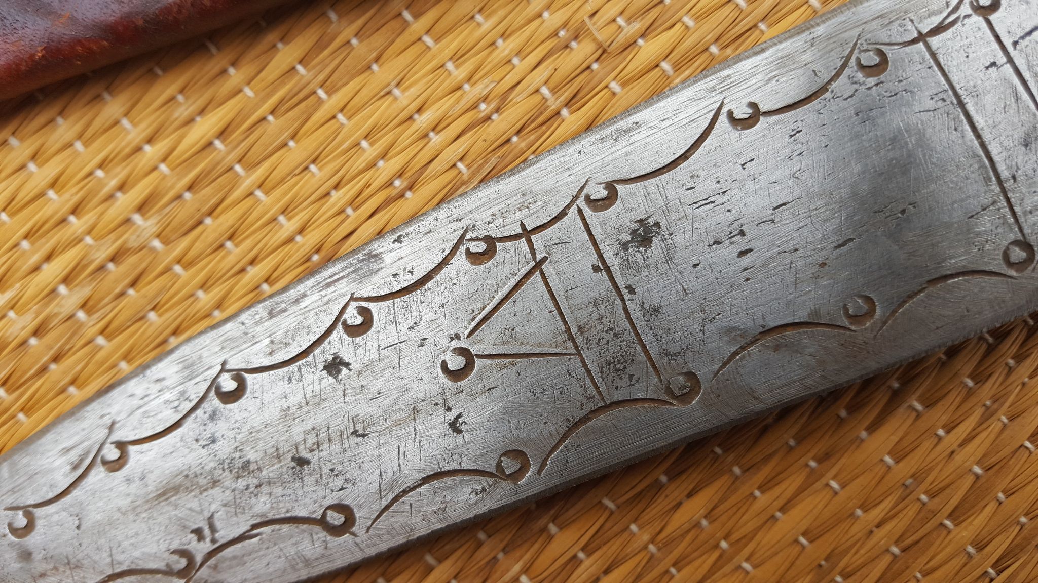 Vintage Tuareg warriors short sword or large knife